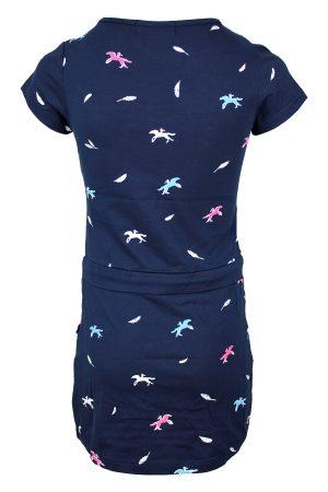 Kleid Pferd blau