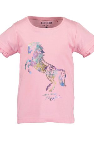 Shirt Pferd rosa