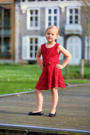 Kleid Flower rot