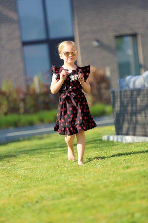 Kleid Dotty schwarz