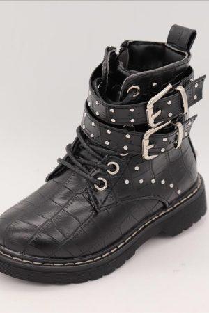 Buckle Boots Crocolook Schnürsenkel 