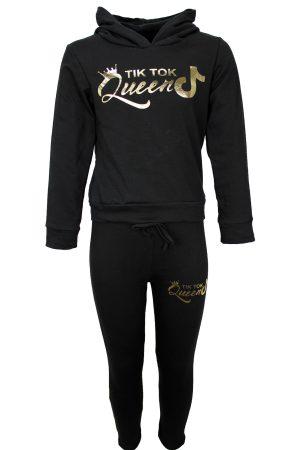 TikTok Trainingsanzug Jogginganzug Queen gold