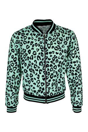 Jacke Spots grün