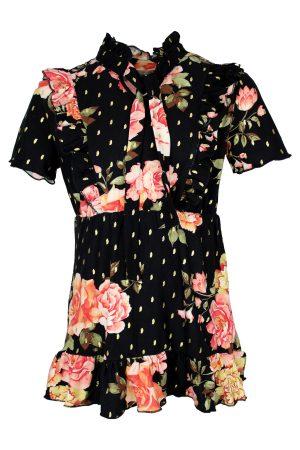 Kleid Flowerina rot