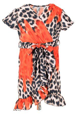 Kleid Mother and Me Panther rot