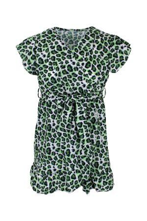 Kleid Mother and me Panther grün