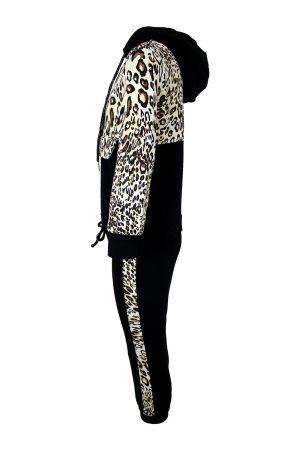 Hausanzug Panther schwarz