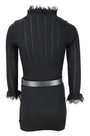 Kleid Stretch Spitze schwarz