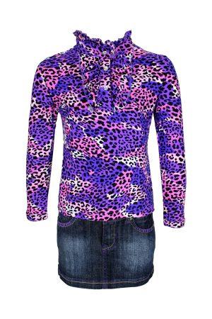 Rock Jeansstoff lila