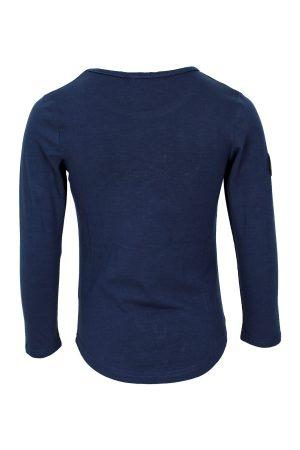 Langarmshirt Pferd blau
