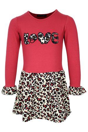 Kleid Panther Love rot