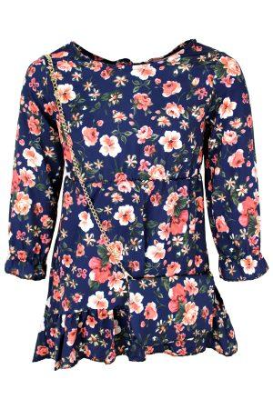 Kleid Bluerosa blau