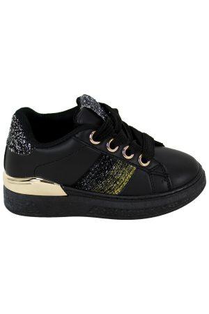 Sneaker cool gold schwarz