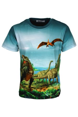 Shirt Dinosaurier grün