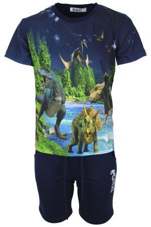 Set Dinosaurier blau