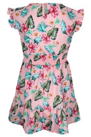 Kleid Magie Blumen rosa
