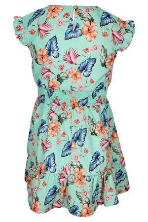 Kleid Magie Blumen grün