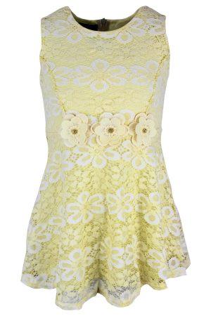 Kleid Flower Gelb