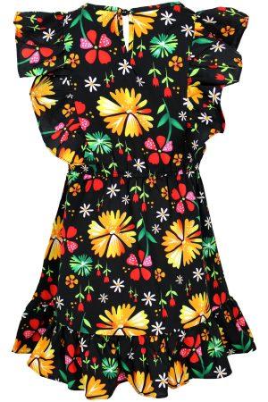 Kleid Sonnenblume schwarz