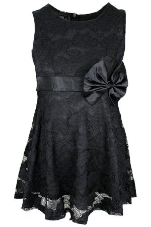 Kleid Flower schwarz