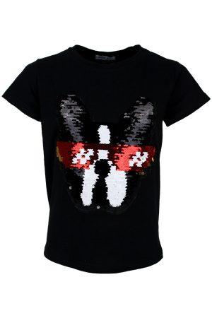 Shirt Hund schwarz