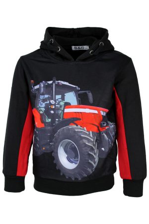 Hoodie Traktor schwarz