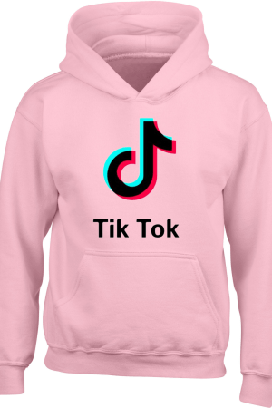 TikTok Hoodie - Kapuze rosa pink