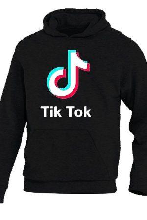 TikTok Hoodie - Kapuze schwarz