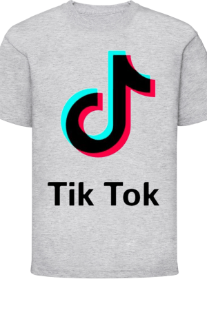 TikTok Shirt grau