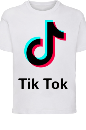 TikTok Shirt weiss