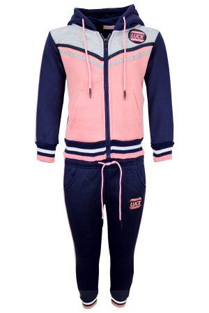 Trainingsanzug Jogginganzug Lucky blau