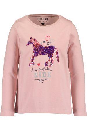 Langarmshirt Blueseven Pferd rosa