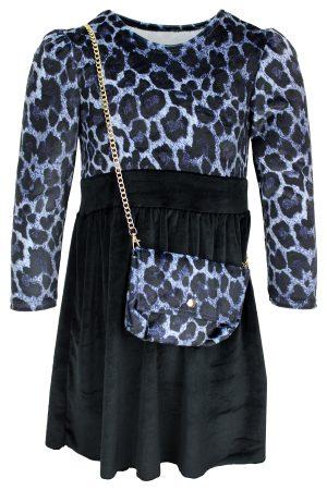 Kleid Panther blau