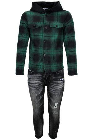 Hose denim schwarz