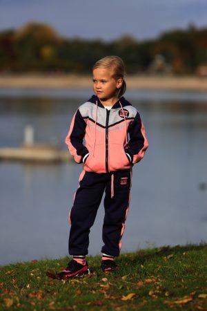 Trainingsanzug Jogginganzug Lucky blau