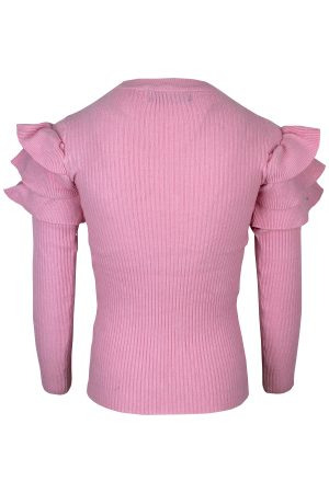 Pullover Ruffle rosa