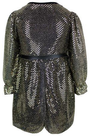 Kleid Glitzermax gold