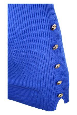Kleid Pulloverkleid blau