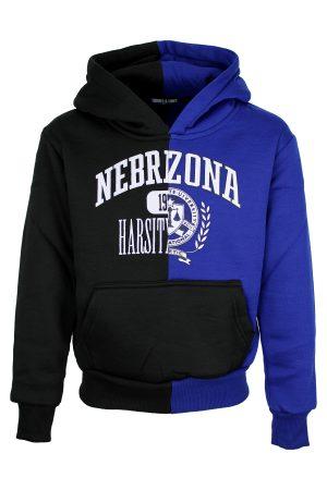 Hoodie schwarz blau