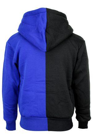 Hoodie schwarz blau