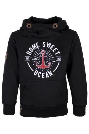 Hoodie Ocean schwarz