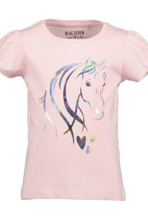 Blueseven Shirt Pferd rosa