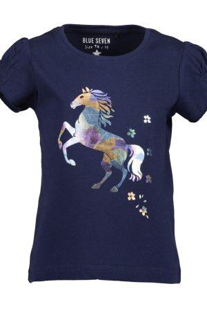 Blueseven t-shirt pferd blau