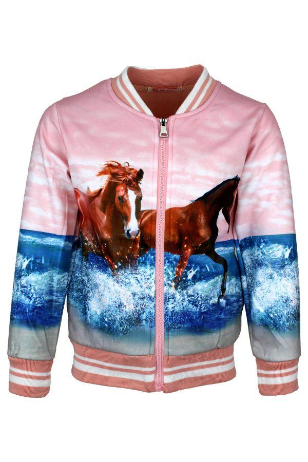 Shirtje paard roze