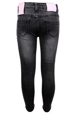 Broekje denim asym zwart