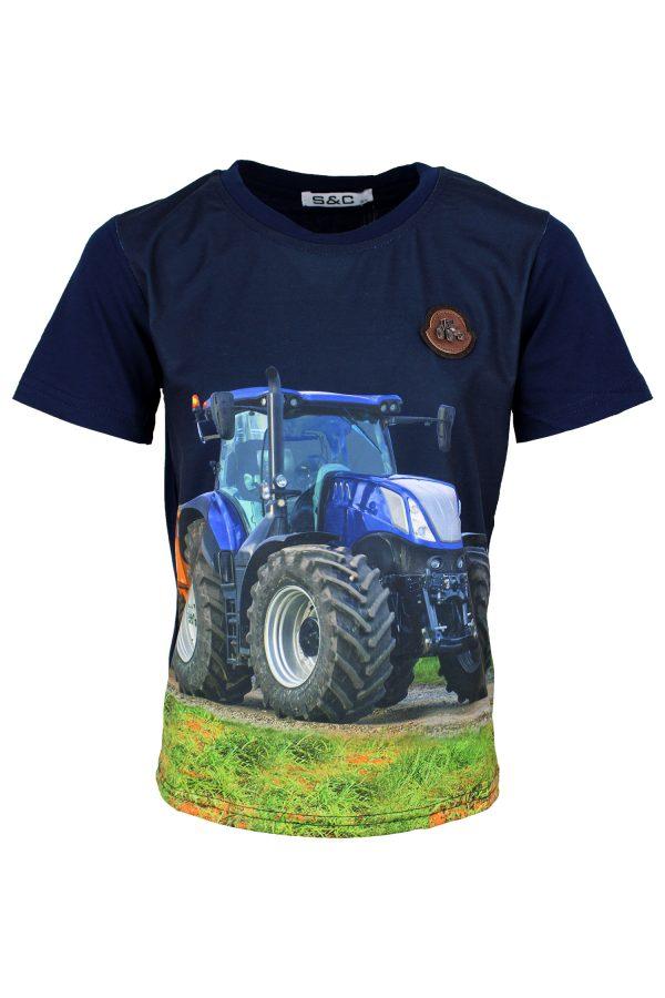 Shirt Traktor New Holland blau