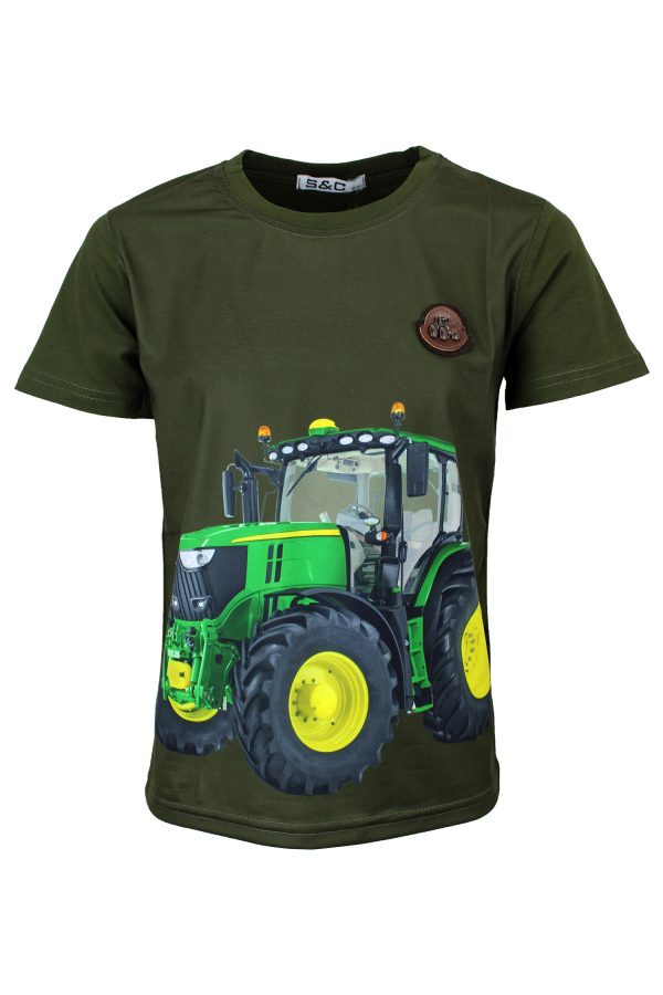 Shirtje Tractor John Deere groen