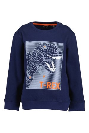 Sweater Blue Seven T-Rex blauw