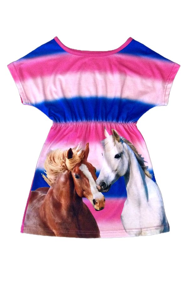 Kleid Pferde Rainbow