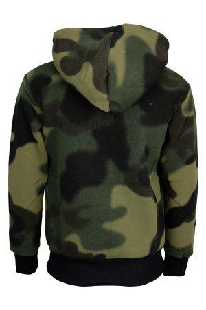 Kapuzenpullover Camo grün 2